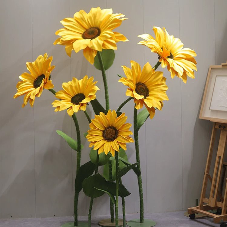 Decorazione di girasole per fiori esterni Eva