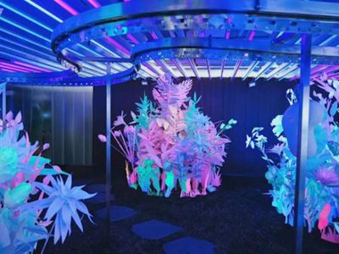 Decorazioni in carta effetto fluorescenza