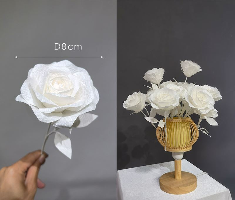 Mini fiori di carta per mestieri